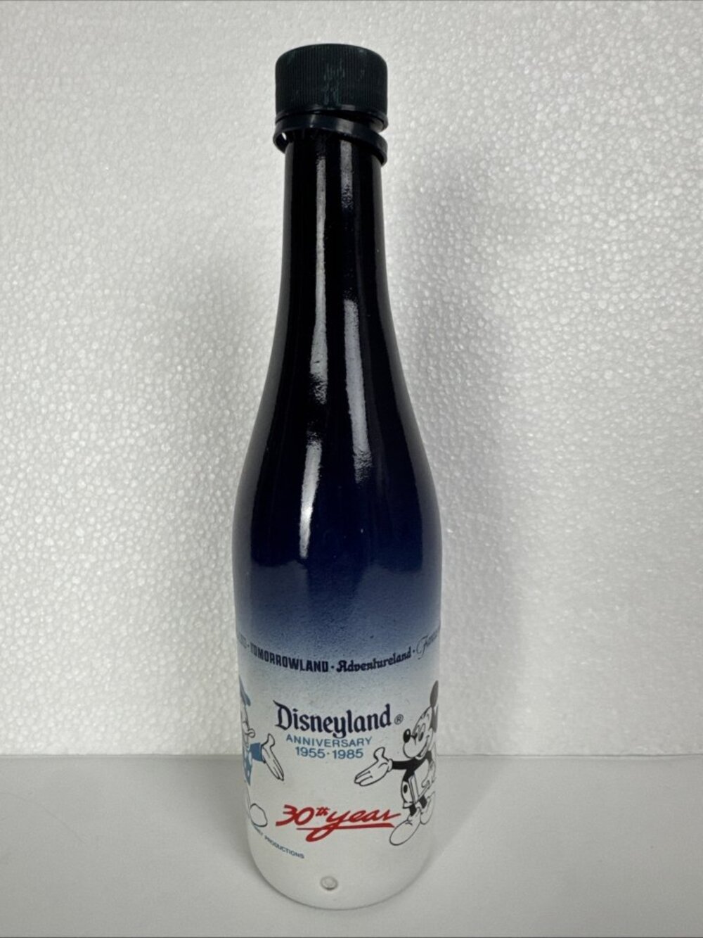 1985 Disney 30th Anniversary Disneyland Bottle NSDA Convention CA Owens Illinois